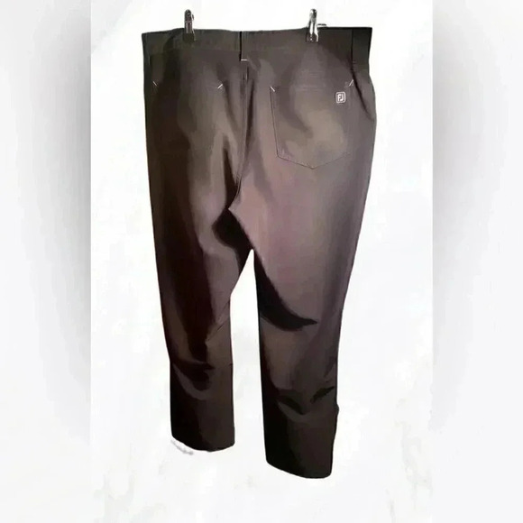 Footjoy casual athletic stretch lightweight 5 pckt blck performance golf pant 36 - Picture 3 of 5